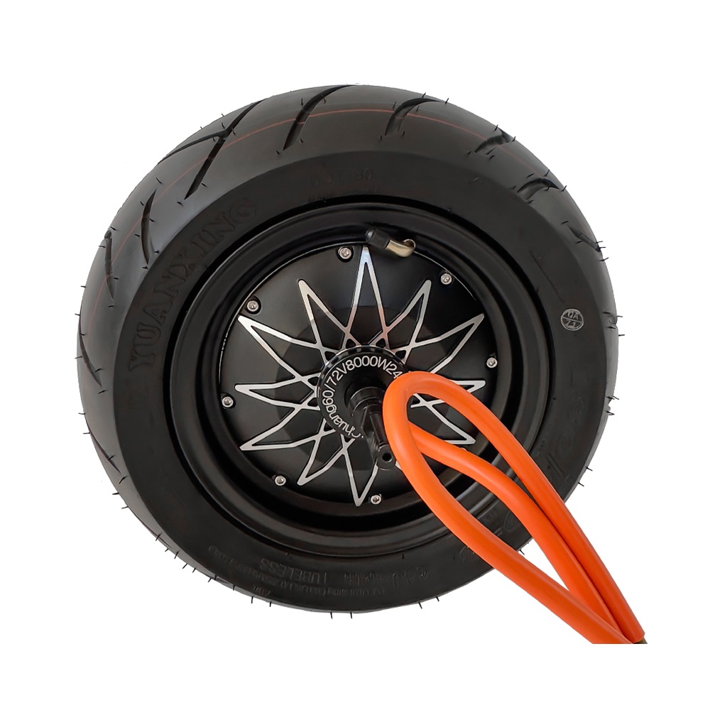 8000 W Dubbele Assen Borstello - 72V 8000W Brushless Hub Motor recensie en prijs